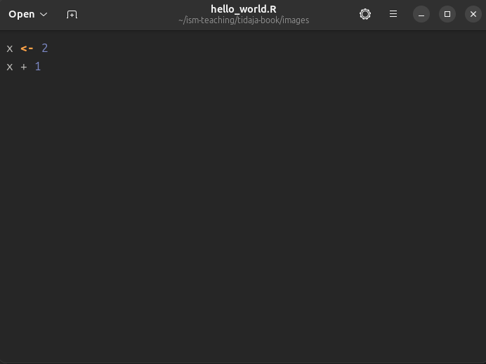 Aiemmat komennot tallennettuna yhteen tiedostoon.